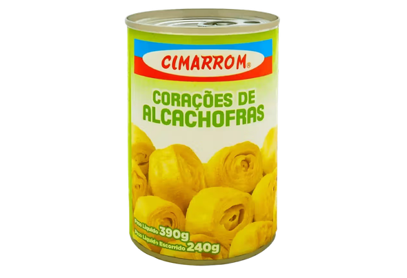 648095 CORACAO ALCACHOFRAS CIMARROM LT 390G PL