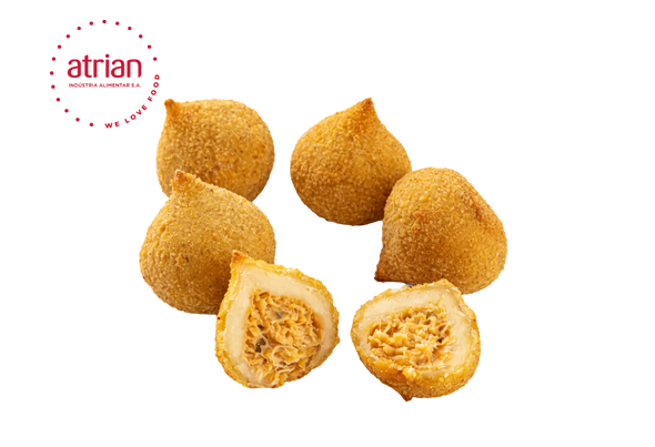 586461 COXINHAS FRANGO MINI 20G (250 UN) ATRIAN