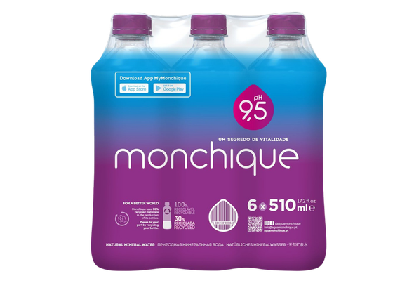 632213 AGUA MINERAL MONCHIQUE PET 0,51L PAC 6UN