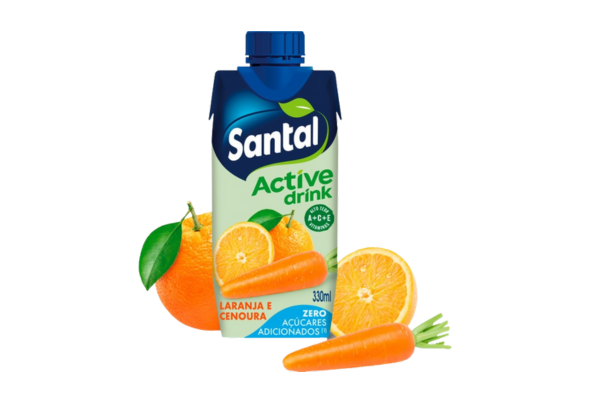 118404 SANTAL ACTIVE DRINK LARANJA CENOURA .33