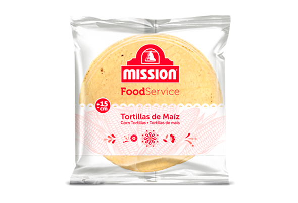 TORTILHA DE MILHO 15CM MISSION SABORMEX 22UN