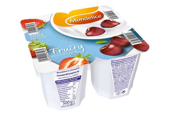 659457 MONDELICE MORANGO CEREIJA LIGHT 4X125G