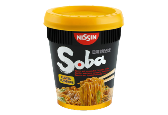 651804 SOBA CUP NOODLES CLASSICO NISSIN 90G CX8