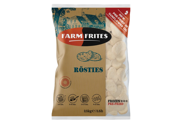 662983 BATATA PREFR ROSTI FARMFRITES 2.5KG