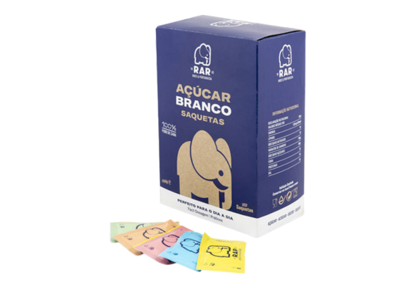 AÇÚCAR BRANCO SAQUETAS RAR