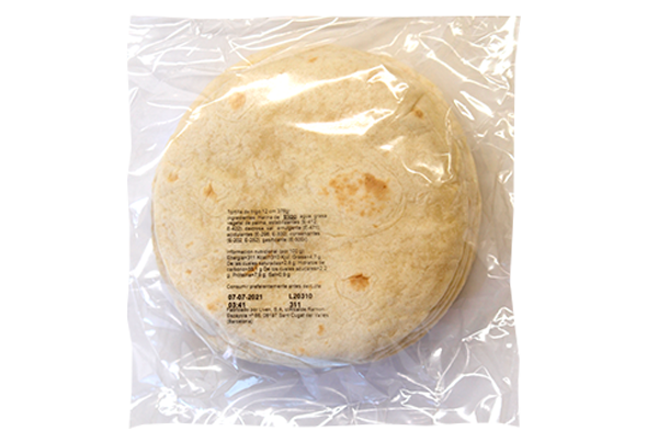 TORTILHA DE TRIGO 12CM SABORMEX 18UN