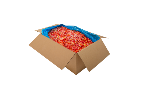 569114 PIMENTO VERMELHO CUBOS 10X10 10KG NAVARR