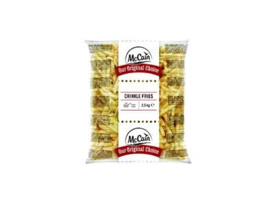 BATATA PRE-FRITA CRINKLE 9/9 2.5KG MCCAI