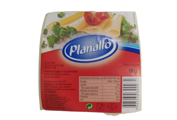 QUEIJO EDAM FATIADO  PLANALTO