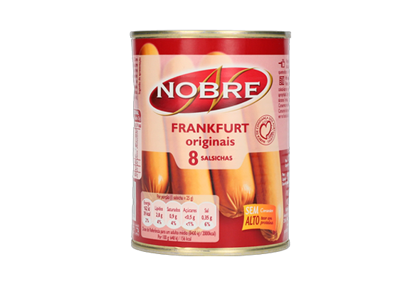 658998 SALSICHA FRANK NOBRE LT 8UN 350G PL