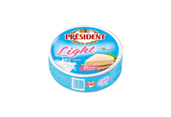 Queijo Light Fund President 12Px16g 200G
