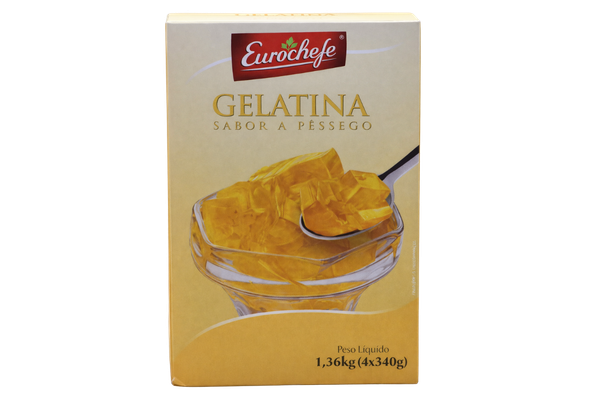659617 GELATINA PESSEGO EUROCHEFE 4X340G