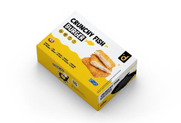 HAMBÚRGUER DE PEIXE CROCANTE IDG