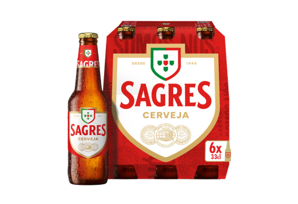 570181 CERVEJA SAGRES BCA 4X6 0.33TP (SIX PACK)