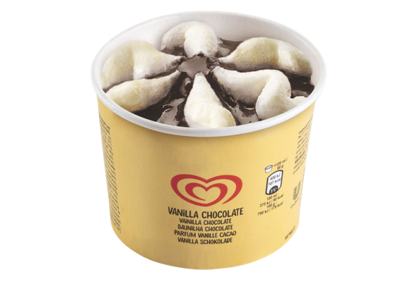GELADO COPO BAUNILHA CHOCOLATE OLÁ 120ML