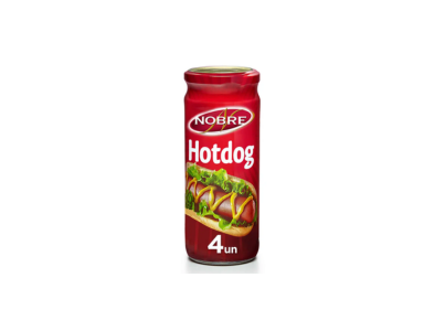SALSICHAS HOTDOG FRASCO 4UN PE230G NOBRE