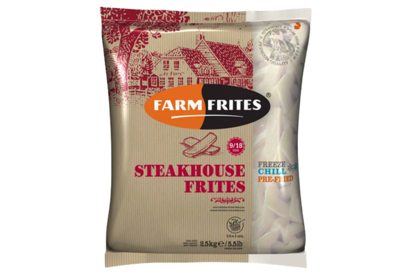 662992 BATATA PREFR STEAKHOUSE FARMFRITES 2.5KG