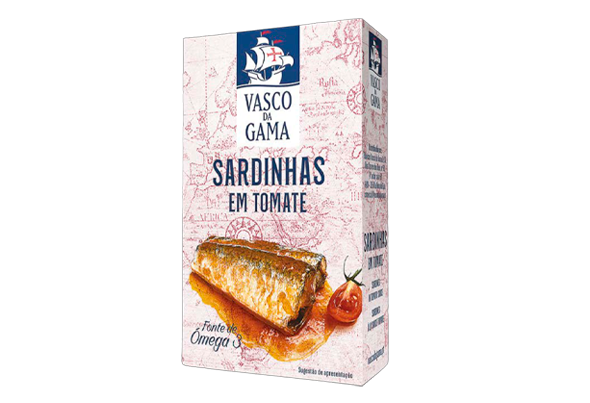 658912 SARDINHA TOMATE V.GAMA LT 120G PL