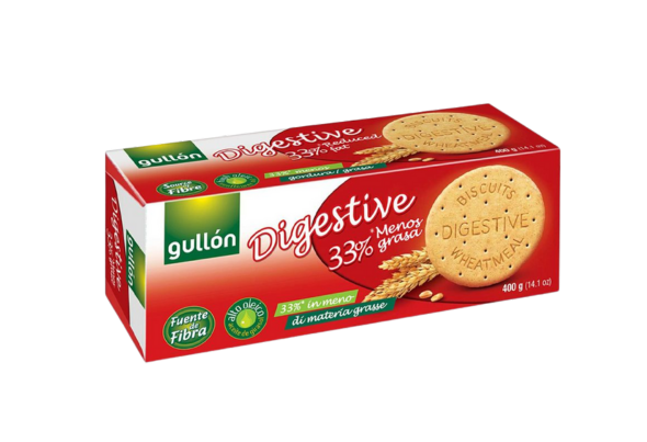 BOLACHA DIGEST 33%GORD GULLON 400G CX15