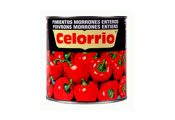 575305 PIMENTOS MORRONES INTEIRO 2.5 KG PL Celorrio