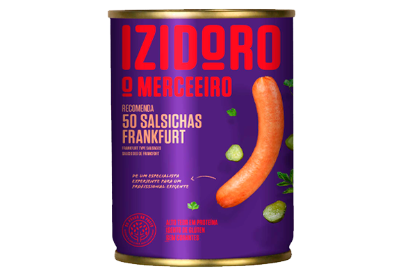 658990 SALSICHA FRANK IZIDORO LT 50UN 3KG PL