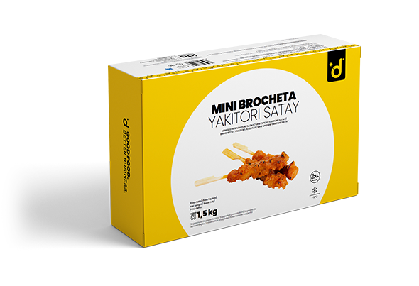 647086 IDG MINI BRUSQUETA YAKITORI SATAY 1,5KG