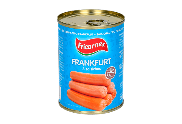 658954 SALSICHA FRANKF FRICARNES LT 8UN 350G PL
