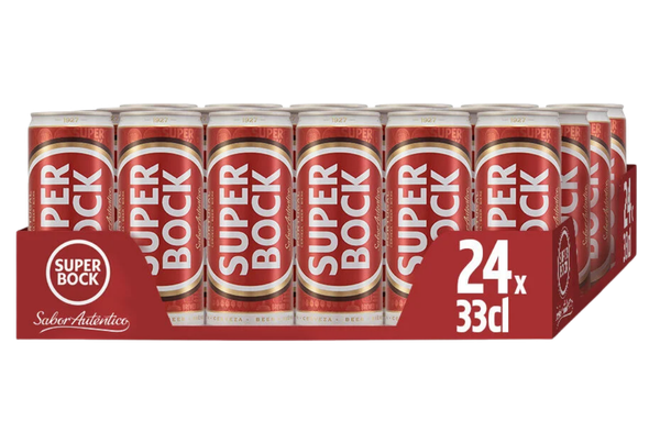 663676 CERVEJA BCA SUPER BOCK LT SLEEK 33CL(24)