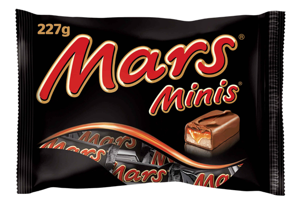 656925 CHOC MINI MARS 227G (12X19G)