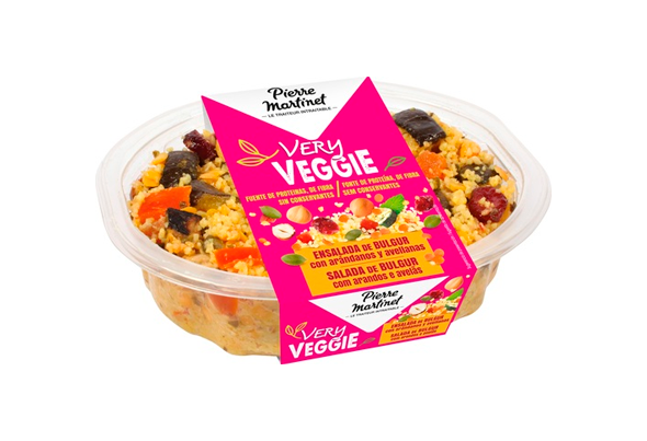 SALADA DE BULGUR C/ ARANDOS E AVELÃS 200G PIERRE MARTINET