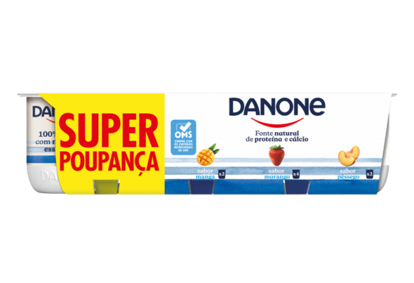 IOGURTE AROMA MORANGO, PÊRA E MANGA DANONE