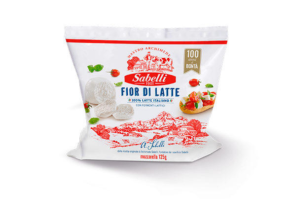MOZARELLA SABELLI 125G (CX12)