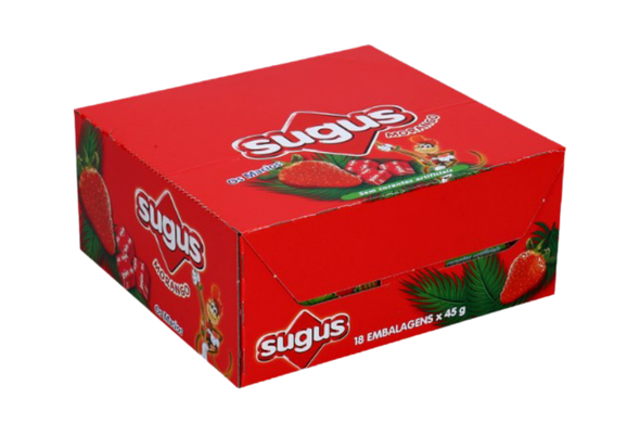 662708 CARAMELOS MORANGO SUGUS 45G CX18 (2)