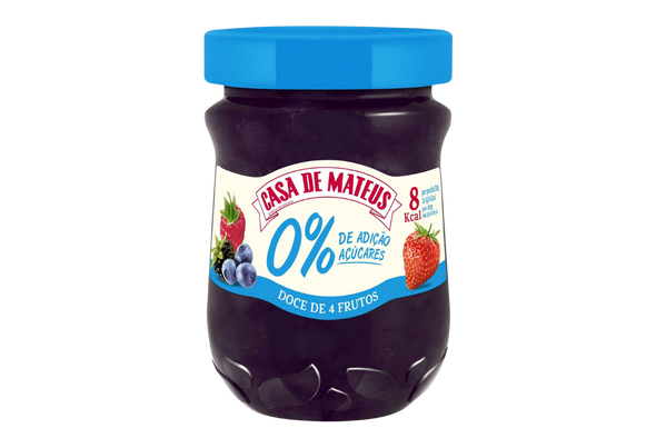 655922 DOCE 4 FRUTO 0% AD AC CMATEUS FRS 280G