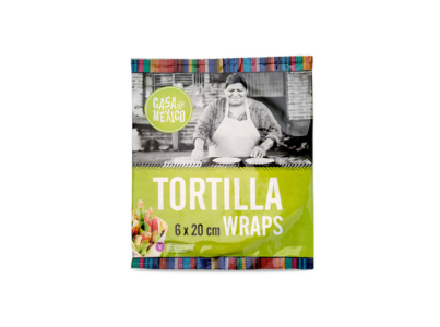C. Mexico Wraps 6X20cm 240G Cx20un