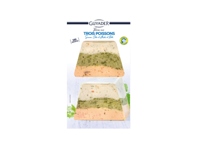 GUYADER TERRINA TRES PEIXES 2X60G