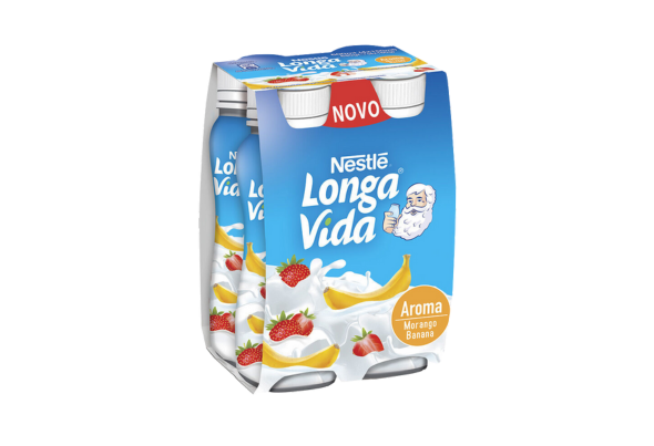 633042 IOG LIQ MORANGO BANANA LVIDA 4X160G