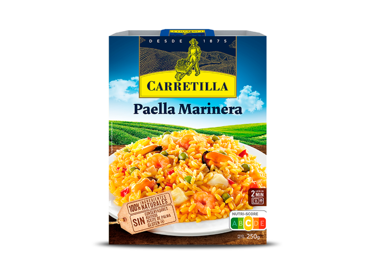 PAELLA FRUTOS DO MAR CARRETILLA CX10