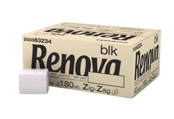 571527 PAPEL HIG. RENOVA BLK ZIG ZAG (CX7,2MIL)