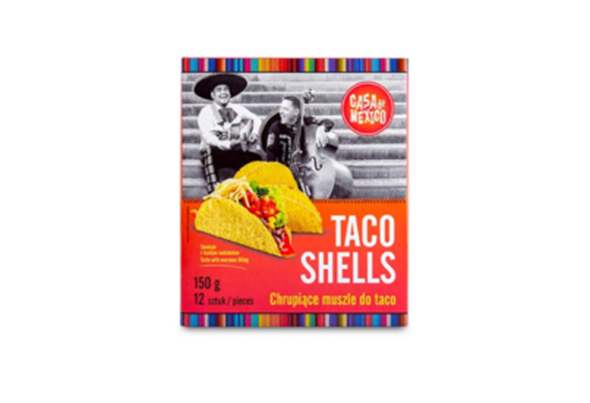 C. Mexico Taco Shells 12U 150G Cx12un