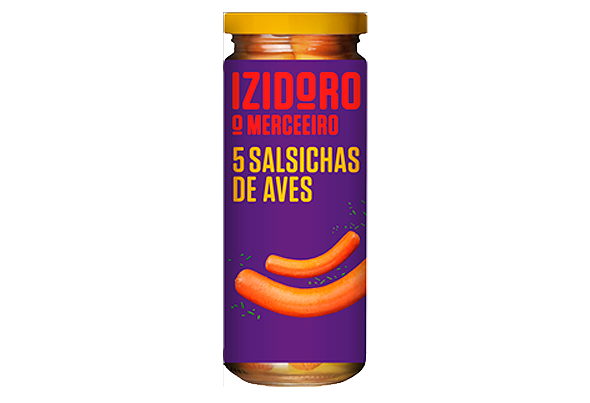 658991 SALSICHA AVES IZIDORO FRS 5UN 400G PL