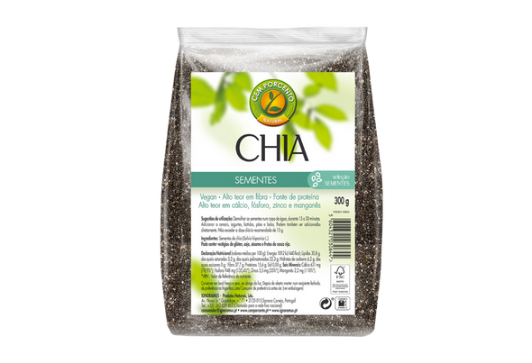 588723 SEMENTES DE CHIA PCT 300GR CEM POR CENTO