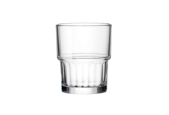 568594 COPO VIDRO TEMPERADO EMPILHAVEL 0.20L