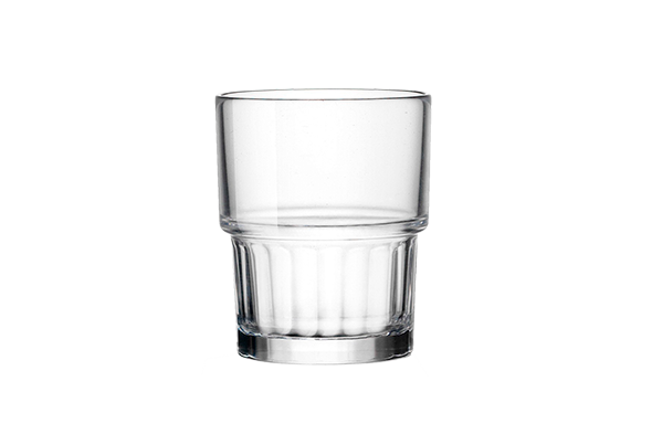 568594 COPO VIDRO TEMPERADO EMPILHAVEL 0.20L