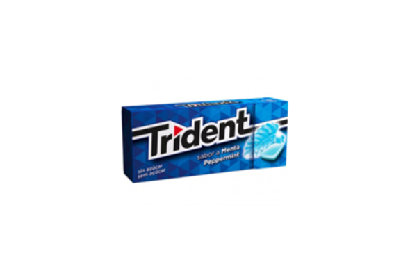 TRIDENT DRAGEIAS PEPPERMINT 14G CX 24UN