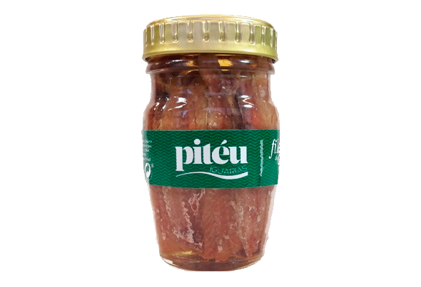 658919 FILETE ANCHOVA AZEITE PITEU FRS 80G PL