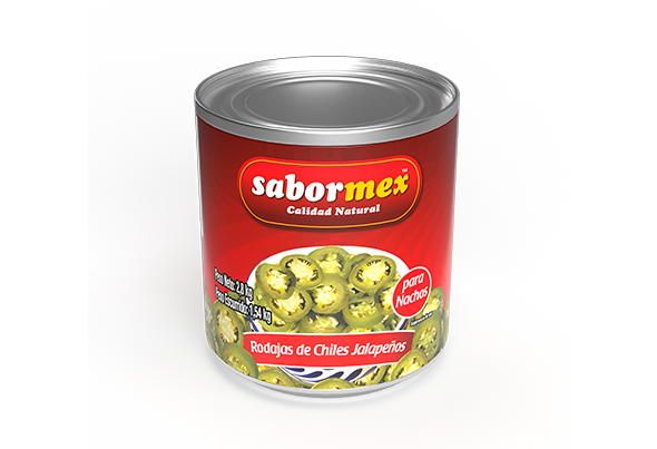 648703 SABORMEX JALAPENOS FATIADOS 2,8KG
