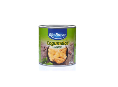 Cogumelos Laminados Lata 2.5Kg Rio Bravo