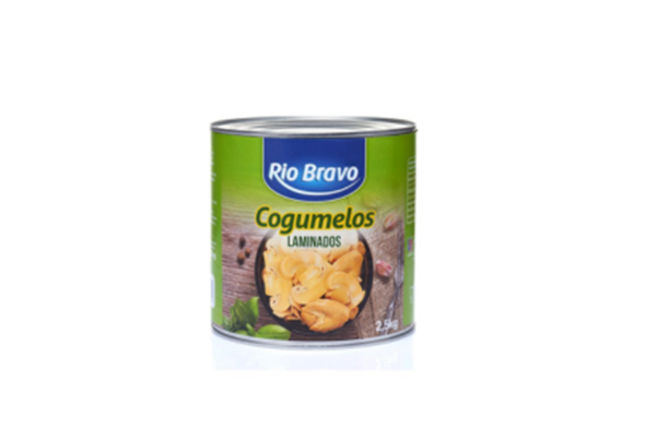 Cogumelos Laminados Lata 2.5Kg Rio Bravo
