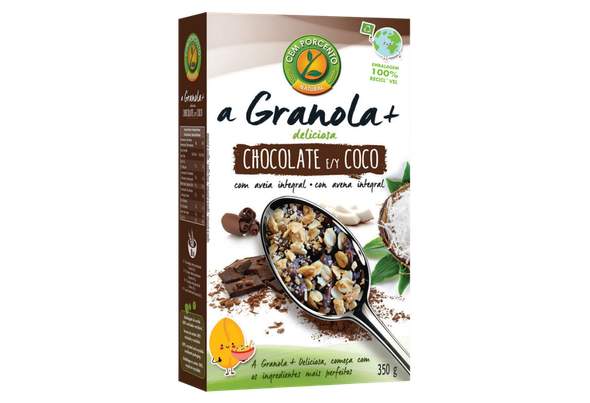 661517 GRANOLA+DELIC CHOCOLATE E COCO 350G